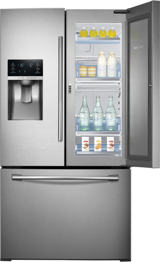 Samsung RF28HDEDBSR 36 Inch French Door Refrigerator with 27.8 cu. ft