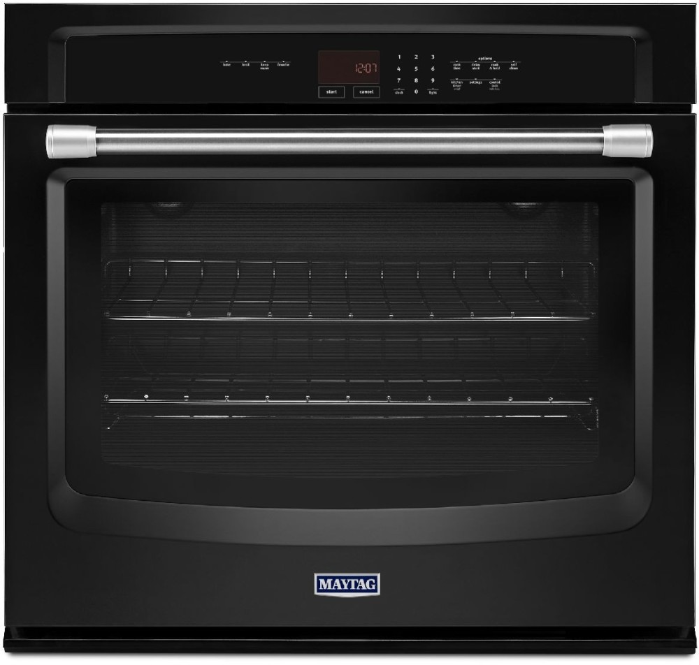 Maytag MEW7527DE 27 Inch Single Thermal Electric Wall Oven with 4.3 cu