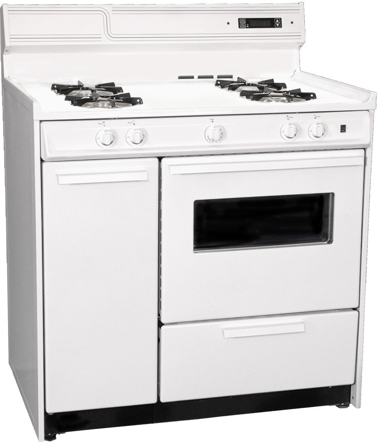 Summit WNM4307KW 36 Inch Freestanding Gas Range with Manual Clean, Oven