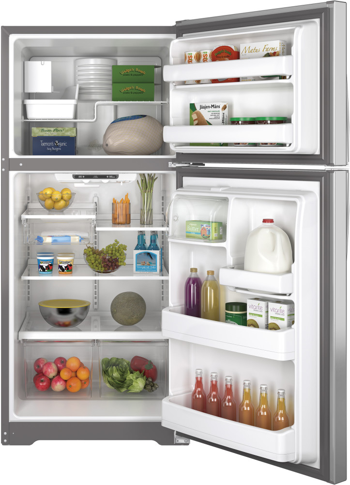 GE GIE18ISHSS 30 Inch TopFreezer Refrigerator with 18.2 cu. ft