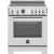 Bertazzoni Professional Series PRO304IFEPXT - 30 Inch Freestanding Induction Range with 4 Elements in Front View