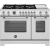 Bertazzoni Master Series MAS486BTFGMXT - 48 Inch Freestanding Gas Range with 6 Sealed Burners in Front View