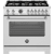 Bertazzoni Master Series MAS366BCFEPXT - 36 Inch Freestanding Dual Fuel Range with 6 Sealed Burners in Front View