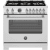 Bertazzoni Master Series MAS366BCFGMXT - 36 Inch Freestanding Gas Range with 6 Sealed Burners in Front View