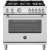 Bertazzoni Master Series MAS365DFMXV - 36 Inch Freestanding Dual Fuel Range with 5 Sealed Burners in Front View