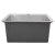 Nantucket Sinks Pro Series SR25221216 - 25 Inch Dualmount Single Bowl Kitchen Sink thick Rubber Dampening