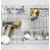 GE Profile UDT165SIVII - 18 Inch Fully Integrated Dishwasher Adjustable Upper Rack - Panel Not Included