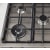 Bertazzoni Master Series MAS365DFMXV - 36 Inch Freestanding Dual Fuel Range with 5 Sealed Burners in Cooktop View