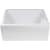 Nantucket Sinks Cape Collection Hyannis HYANNIS24 - 24 Inch Farmhouse Apron Sink with Scratch Resistant and Hygienic Glazed Surface