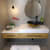Nantucket Sinks Regatta Collection RC7040GMSMB - 17 Inch Single Bowl Fireclay Bathroom Sink Lifestyle