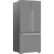 Beko BFFD30216SSIM - 30 Inch Counter-Depth Smart French Door Refrigerator Side