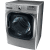LG SteamDryer Series DLEX8000V - Angled View to the Left