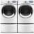Whirlpool Duet Steam WED97HEXW - With Matching Washer and Premium Pedestals (Sold Separately)