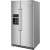 KitchenAid KRSF705HPS - 36 Inch Side-by-Side Refrigerator 3/4 View