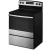 Amana AER6603SMS - 30 Inch Freestanding Electric Range Angle View