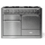 AGA Elise Series Classic Color Collection AEL481DFABSS - 48 Inch Freestanding Dual Fuel Range with 5 Sealed Burners