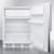 AccuCold CT66LWBISSHVADA - 24 Inch Built-In Compact Refrigerator Adjustable Shelves