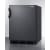 AccuCold AL652BK - 24 Inch Compact Refrigerator Angled View