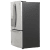 GE GFE28GYNFS - 36 Inch French Door Refrigerator Angled View