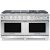 American Range Performer Series ARROB6602GRN - 60 Inch Freestanding Gas Range with 6 Open Burners in Front View