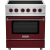 BlueStar BSIR30 - 30 Inch Freestanding Professional Induction Range with 4 Elements in Custom Color View