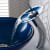 Kraus Galaxy Fire Series CGV20412MM10CH - Irruption Blue Glass Bathroom Vessel Sink