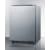 Summit Classic Collection CL68ROS - While designed for built-in installation, the fully finished cabinet in stainless steel allows the unit to be used freestanding.