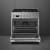 Smeg Portofino CPF30UGMWH - Open View (Pictured in Stainless Steel)