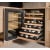 Sub-Zero Designer Series DEU2450WAL - 24 Inch Panel Ready Under Counter Dual Zone Smart Wine Cooler in Opened View