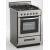 Avanti DG2450SS1 24 Inch Freestanding Gas Range with 4 Sealed Burners