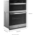 Whirlpool WOEC3030LS - 30 Inch Combination Wall Oven Dimensions