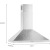 Whirlpool WVW73UC0LS - 30 Inch Wall Mount Chimney Hood Product Dimension