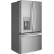 GE Profile PFE28KYNFS - GE Profile Series 36 Inch French Door Refrigerator Angled View