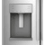 GE GFE28GYNFS - 36 Inch French Door Refrigerator Dispenser