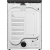LG LGWADREB40001 - 27 Inch Electric Smart Dryer Back View