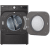 LG TurboSteam Series DLEX8900B - 29 Inch Smart Electric Dryer Open View