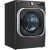 LG TurboSteam Series DLEX8900B - 29 Inch Smart Electric Dryer 3/4 View