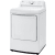 LG DLG6101W - 27 Inch Gas Dryer Solid White Reversible Door