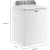 Maytag MVW5035MW - 28 Inch Top Load Washer Dimension