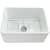 Nantucket Sinks PFCS23 - 23 Inch Fireclay Farmhouse Kitchen Sink with Heat/Stain Resistant