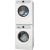 Electrolux EFDE317TIW - Angled Right Loaded View Shown Stacked (Stacking Kit Sold Separately)