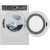 Electrolux EFME617SIW - Island White In-Use View
