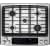 Electrolux Wave-Touch Series EW30DS80RS - The cooktop includes a 750-18,000 BTU Min-2-Max Dual-Flame Burner, a 16,000 BTU Power Burner, two Precision Burners, and a dedicated center burner.