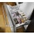 KitchenAid KRFC302ESS - 36 Inch Counter Depth French Door Refrigerator Pull-Out Tri-Level Freezer Drawer