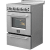 Forno Loiano FFSEL606924 - 24 Inch Freestanding Electric Range in Angled View