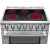 Forno Galiano FFSEL608336 - 36 Inch Freestanding Electric Range in Cooktop View