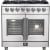 Forno Massimo FFSGS632536 - Massimo 36 Inch Freestanding French Door Dual Fuel Range in Front View