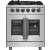 Forno Massimo FFSGS643930 - Massimo 30 Inch Freestanding French Door Gas Range in Front View