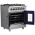 Forno Massimo FFSGS643930 - Massimo 30 Inch Freestanding French Door Gas Range in Opened View