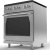 Forza FR304SE - 30 Inch Freestanding Professional Gas Range in Angled View